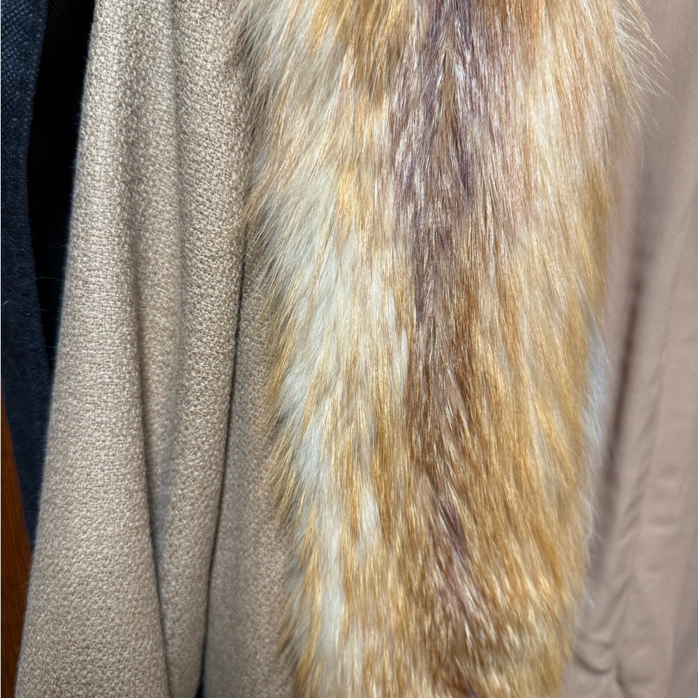 Lilli Ann fox fur trim blazer jacket - Picture 2 of 5